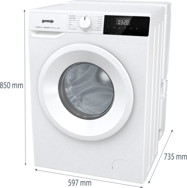 Пральна машина автоматична Gorenje WNHPI 62SCSIRV/UA (WFLP6012)