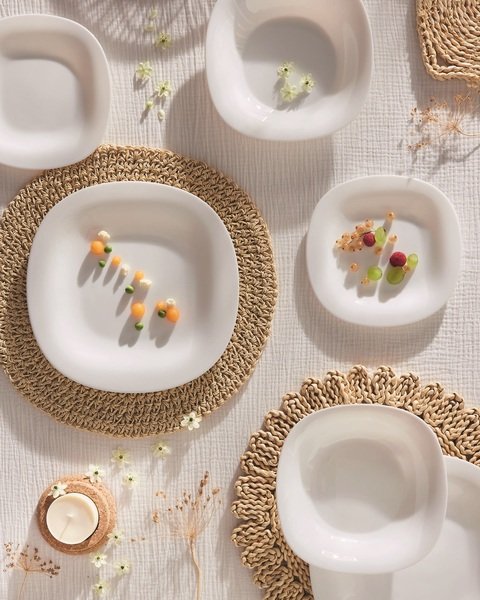 Сервіз Luminarc Carine White, 19 предметів
