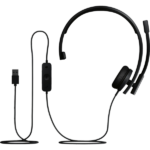 Гарнітура Logitech H570e Corded Mono BLACK-USB-A (981-001426)