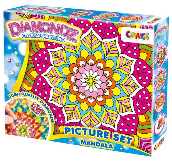 Набір для створення картини Craze Diamondz Мандала зі стразами