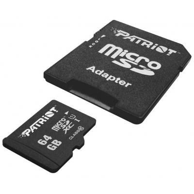 Карта пам’яті Patriot 64GB microSD class10 UHS-1 (PSF64GMCSDXC10)