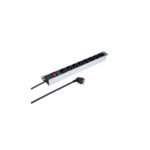 Силовий блок Kingda 19″ 1U 8xSchuko, выключатель, кабель 2м (KD-PDU-GM-1U-P8)