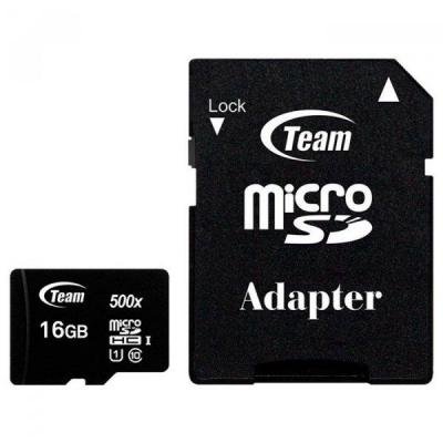 Карта пам’яті Team 16GB microSD class 10 UHS-I (TUSDH16GCL10U03)