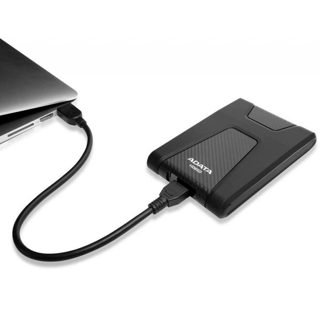 Зовнішній жорсткий диск 2.5″ 1TB ADATA (AHD650-1TU31-CBK)