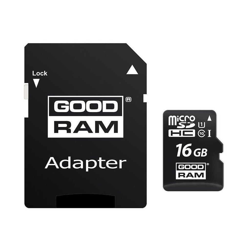 Карта пам’яті Goodram 16GB microSDHC Class 10 (M1AA-0160R12)