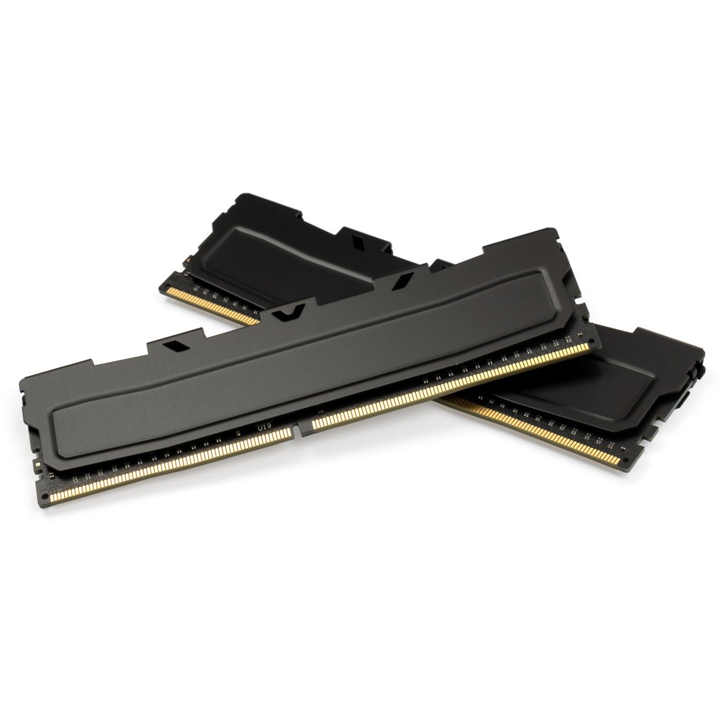 Модуль пам’яті для комп’ютера DDR4 16GB (2x8GB) 3200 MHz Kudos Black eXceleram (EKBLACK4163216AD)