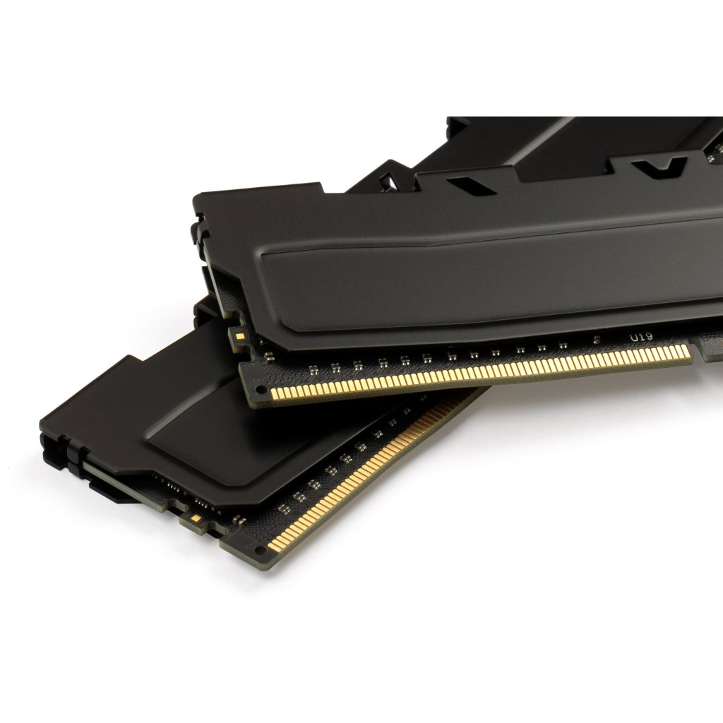 Модуль пам’яті для комп’ютера DDR4 16GB (2x8GB) 3200 MHz Kudos Black eXceleram (EKBLACK4163216AD)