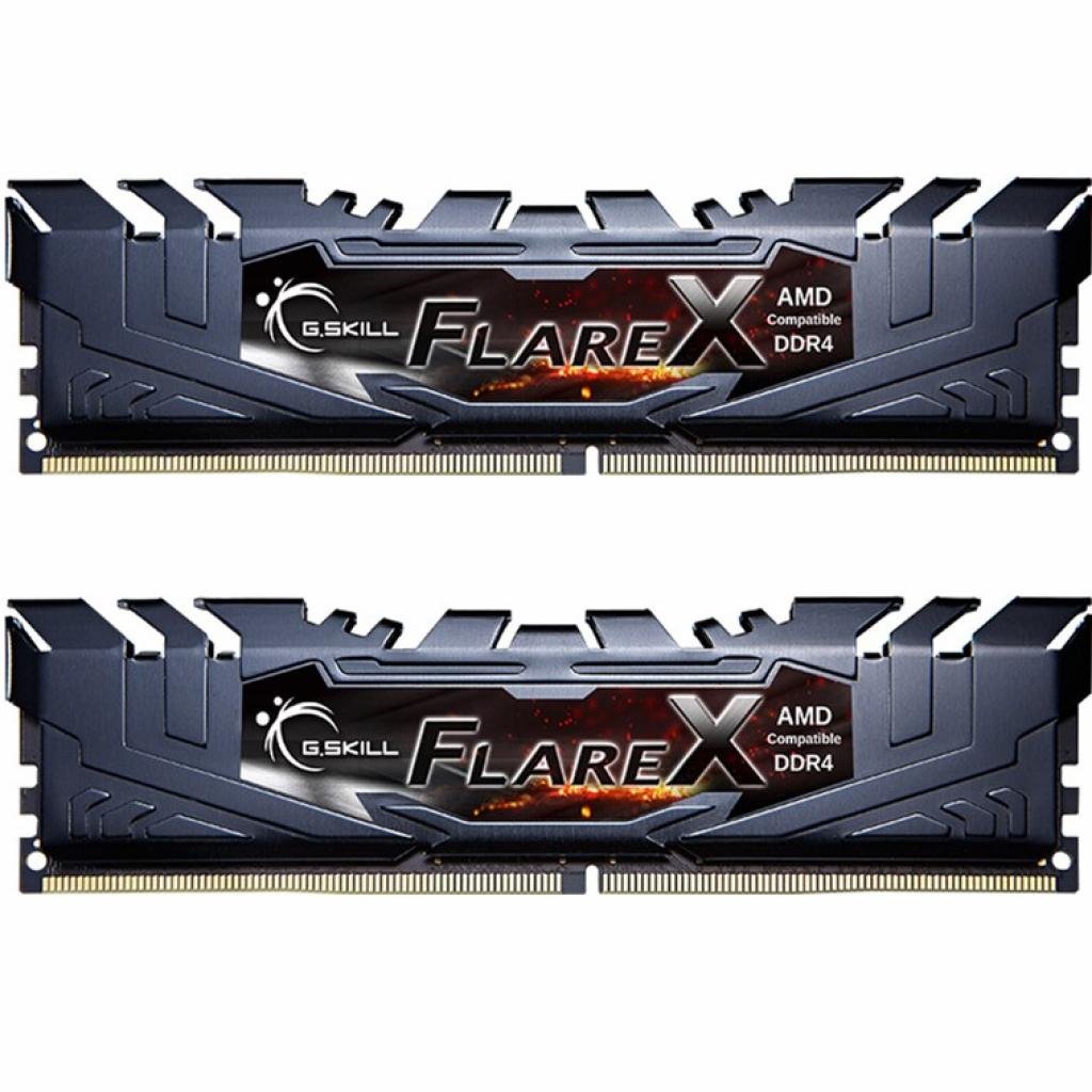 Модуль пам’яті для комп’ютера DDR4 16GB (2x8GB) 3200 MHz FlareX Black G.Skill (F4-3200C16D-16GFX)