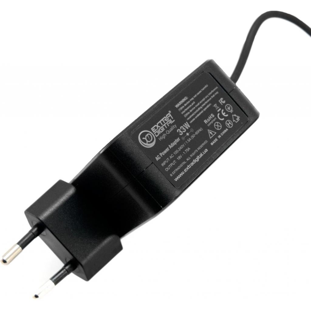 Блок живлення до ноутбуку Extradigital Asus 19V, 1.75A, 33W (4.0×1.35) High Quality (PSA3859)