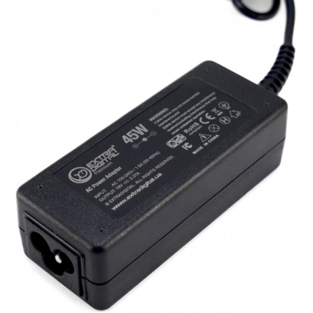 Блок живлення до ноутбуку Extradigital Acer 19V, 2.37A, 45W (3.0×1.1) (PSA3875)