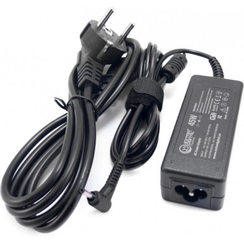 Блок живлення до ноутбуку Extradigital Acer 19V, 2.37A, 45W (3.0×1.1) (PSA3875)