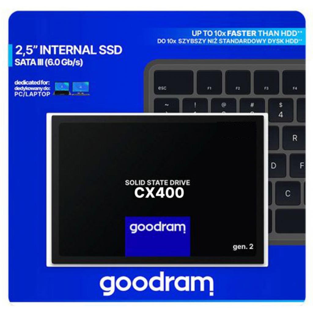 Накопичувач SSD 2.5″ 1TB Goodram (SSDPR-CX400-01T-G2)