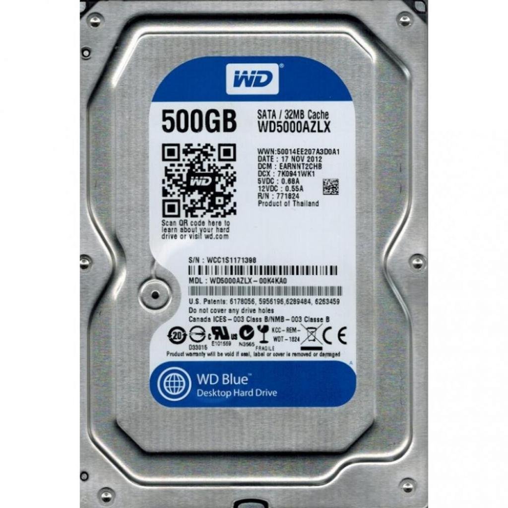 Жорсткий диск 3.5″  500GB WD (WD5000AZLX_)