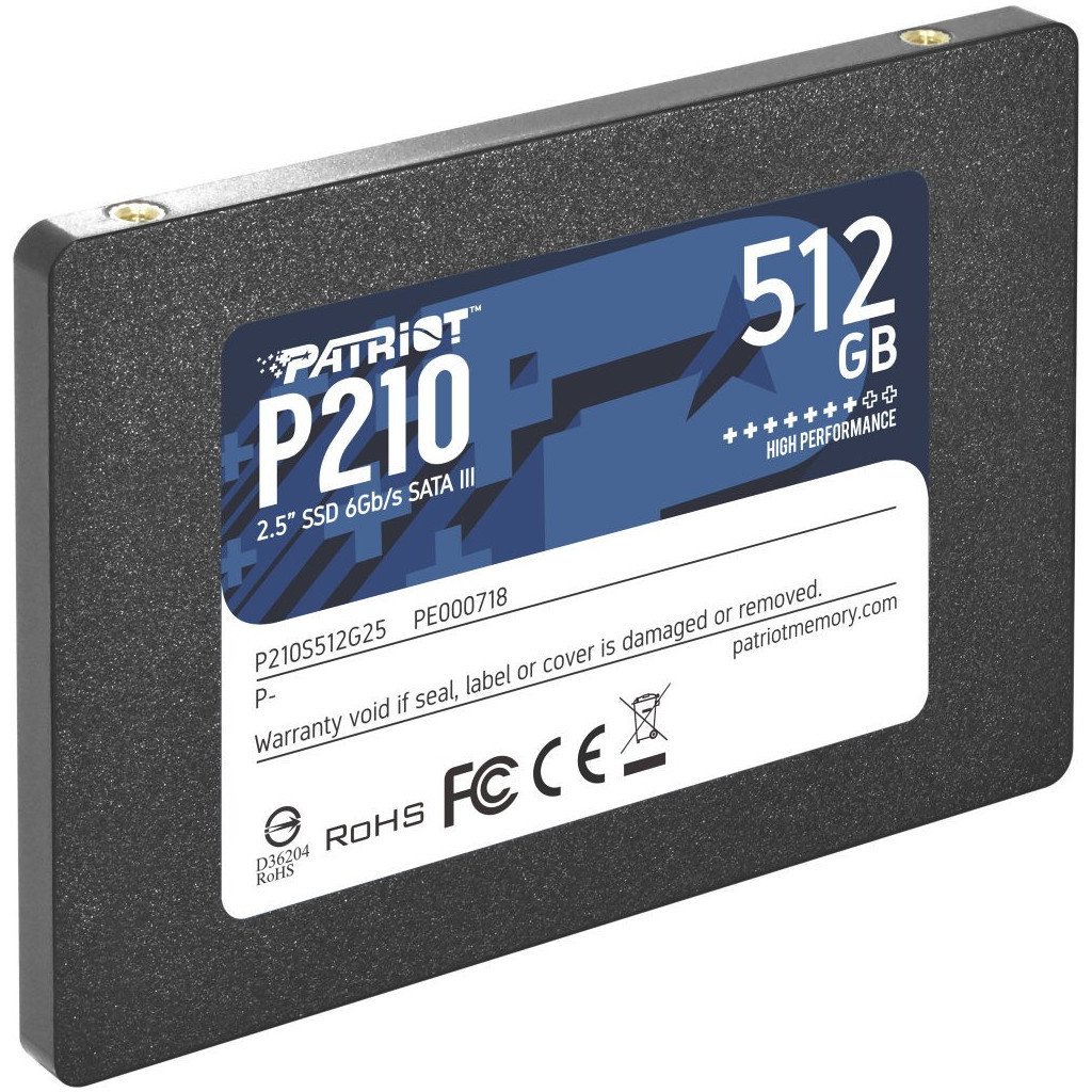 Накопичувач SSD 2.5″ 512GB Patriot (P210S512G25)