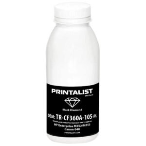 Тонер HP Enterprise M552/M553, Canon 040, 120г Black Printalist (TR-CF360A-105-PL)