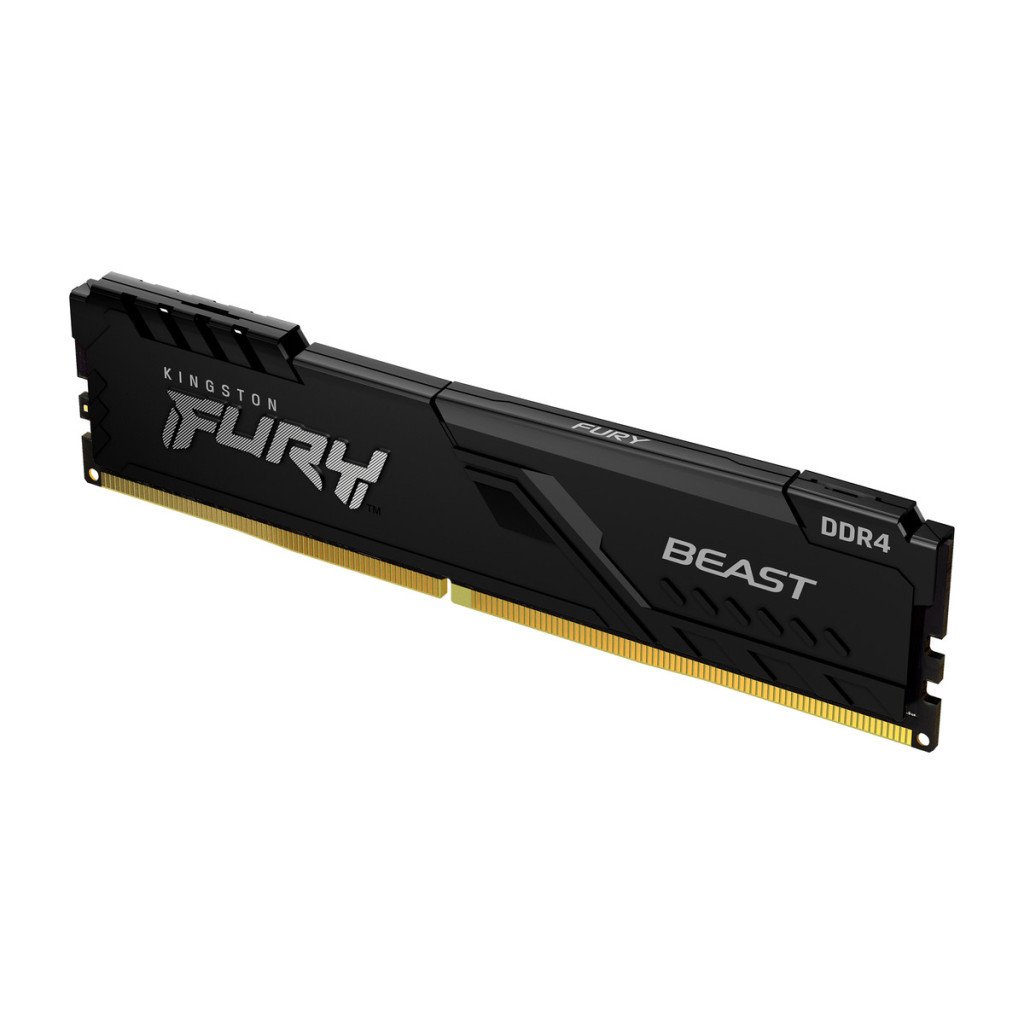 Модуль пам’яті для комп’ютера DDR4 8GB 3200 MHz Fury Beast Black Kingston Fury (ex.HyperX) (KF432C16BB/8)