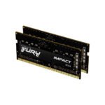 Модуль пам’яті для ноутбука SoDIMM DDR4 64GB (2x32GB) 3200 MHz Fury Impact Kingston Fury (ex.HyperX) (KF432S20IBK2/64)