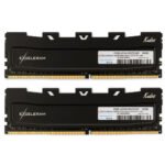 Модуль пам’яті для комп’ютера DDR4 16GB (2x8GB) 3200 MHz Black Kudos eXceleram (EKBLACK4163222AD)
