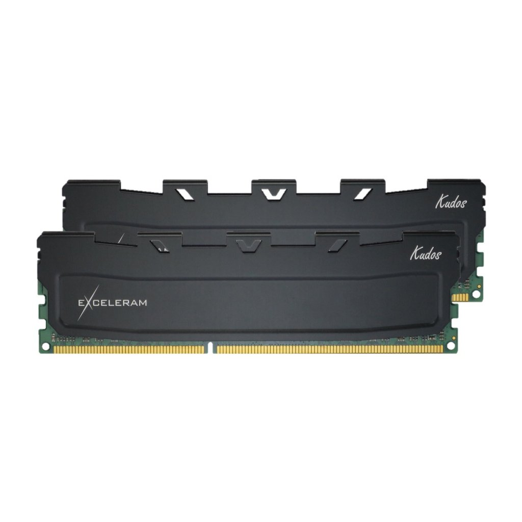 Модуль пам’яті для комп’ютера DDR3 16GB (2x8GB) 1600 MHz Black Kudos eXceleram (EKBLACK3161611AD)