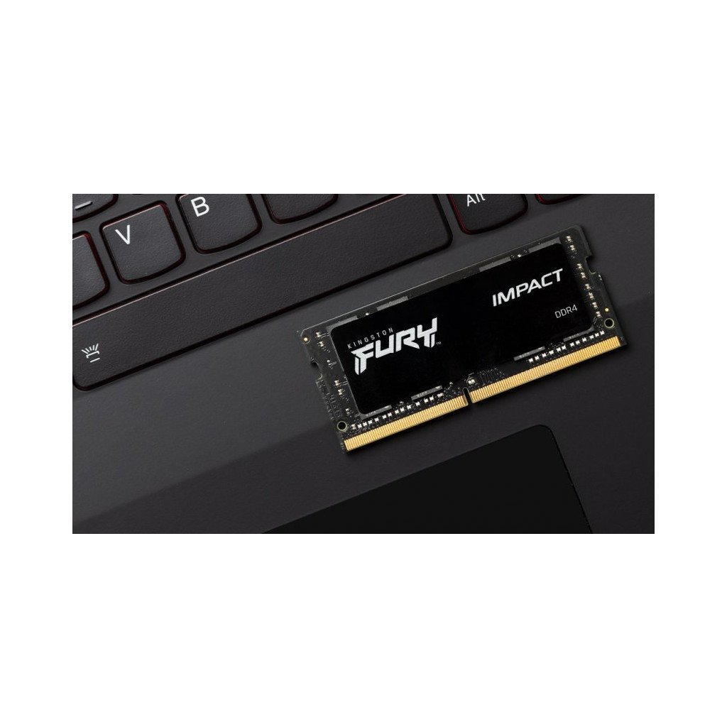 Модуль пам’яті для ноутбука SoDIMM DDR4 16GB 3200 MHz Impact Kingston Fury (ex.HyperX) (KF432S20IB/16)