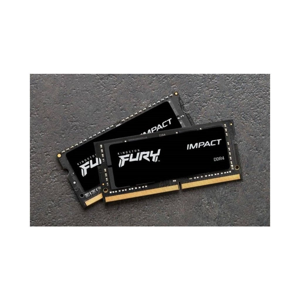 Модуль пам’яті для ноутбука SoDIMM DDR4 16GB 3200 MHz Impact Kingston Fury (ex.HyperX) (KF432S20IB/16)