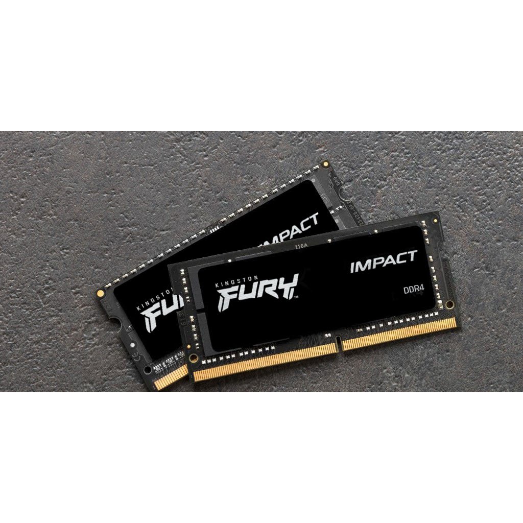 Модуль пам’яті для ноутбука SoDIMM DDR4 32GB (2x16GB) 3200 MHz Impact Kingston Fury (ex.HyperX) (KF432S20IBK2/32)