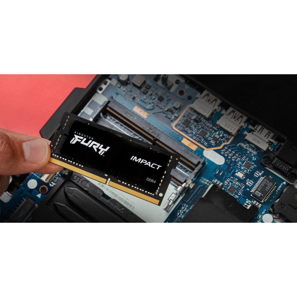 Модуль пам’яті для ноутбука SoDIMM DDR4 32GB (2x16GB) 3200 MHz Impact Kingston Fury (ex.HyperX) (KF432S20IBK2/32)