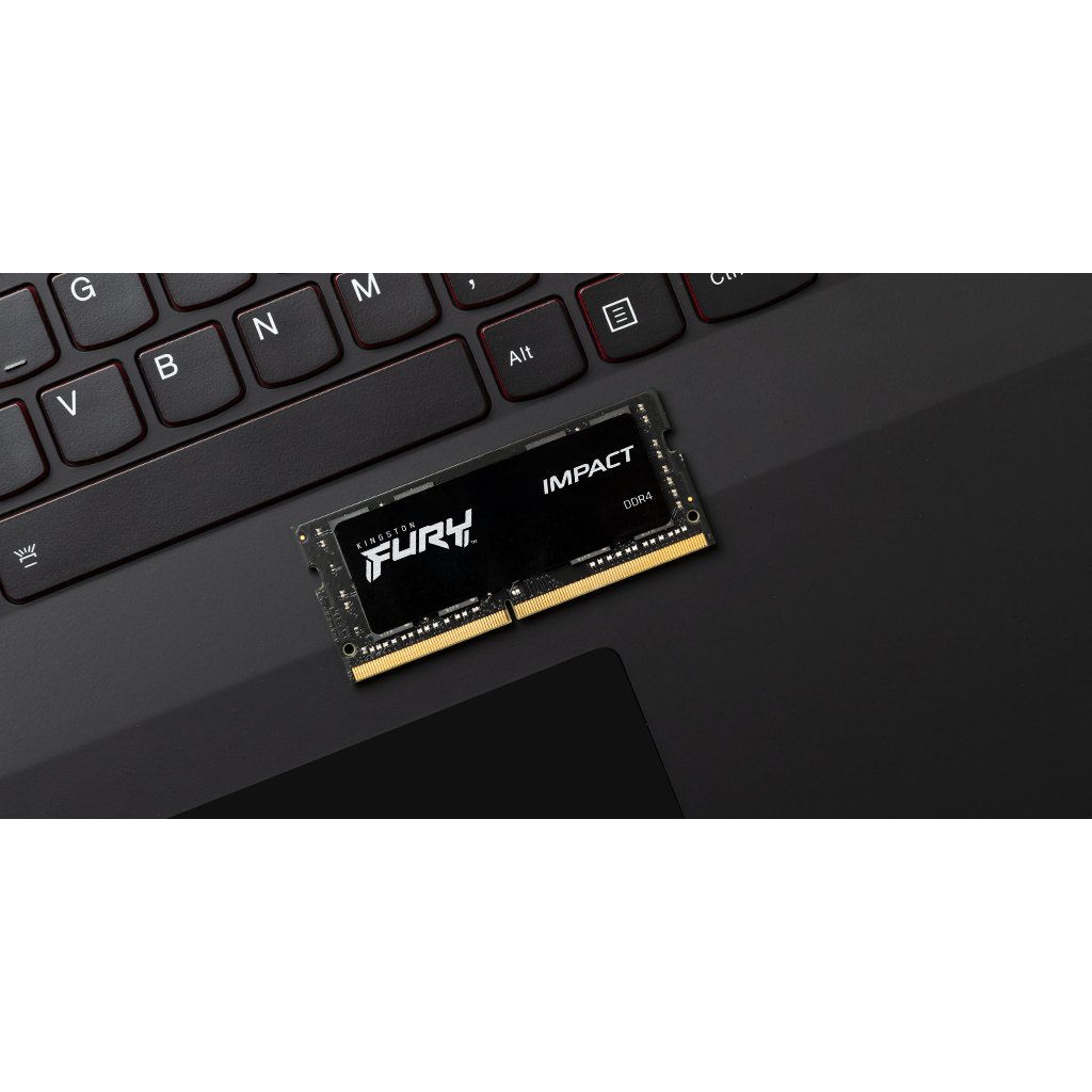 Модуль пам’яті для ноутбука SoDIMM DDR4 32GB (2x16GB) 3200 MHz Impact Kingston Fury (ex.HyperX) (KF432S20IBK2/32)