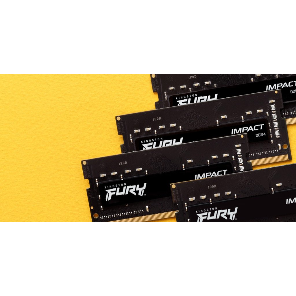 Модуль пам’яті для ноутбука SoDIMM DDR4 32GB (2x16GB) 3200 MHz Impact Kingston Fury (ex.HyperX) (KF432S20IBK2/32)