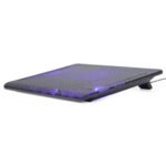Підставка до ноутбука Gembird до 15″, 2×125 mm fan, black (NBS-2F15-01)