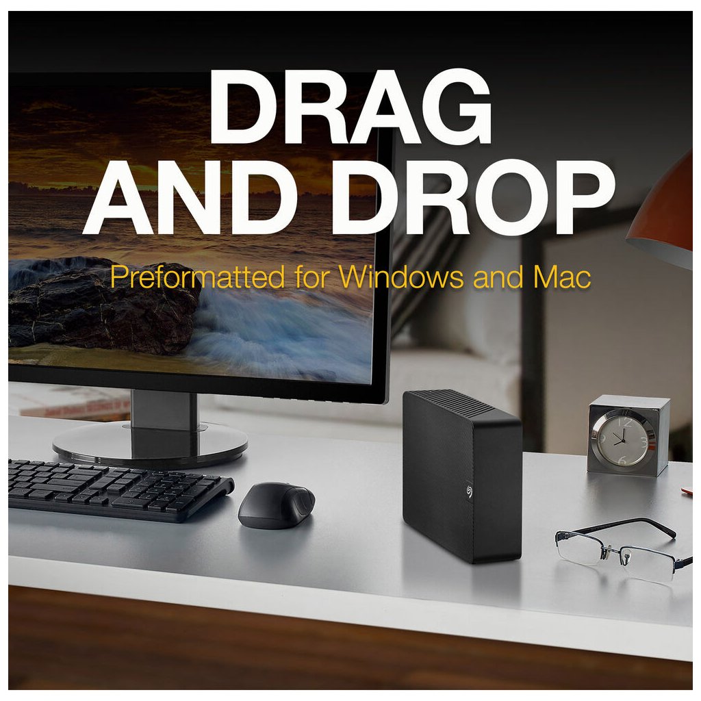Зовнішній жорсткий диск 3.5″ 8TB Expansion Desktop Seagate (STKP8000400)