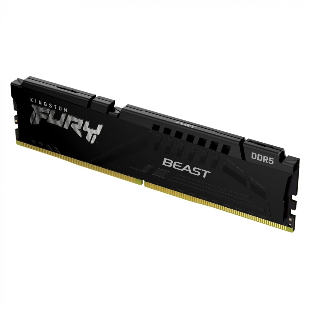 Модуль пам’яті для комп’ютера DDR5 16GB 5600 MHz Beast Black Kingston Fury (ex.HyperX) (KF556C40BB-16)
