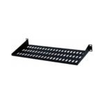 Полка 19″ Hypernet 1U глуб. 200мм, консольна, чорна (CS-200-1U-BLACK)