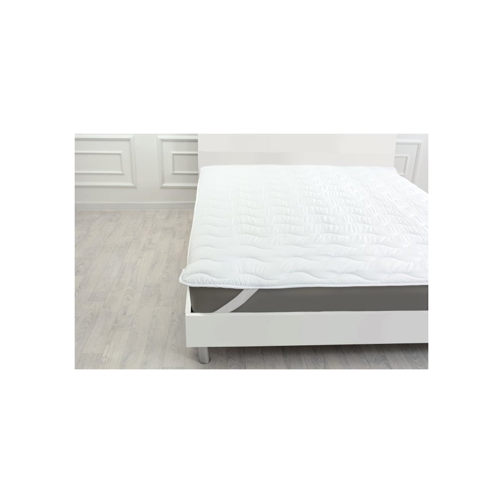 Наматрацник MirSon Eco Light №1712 EcoSilk Air-Soft звичайний на резинці по кутах White 180×200 см (2200002888349)