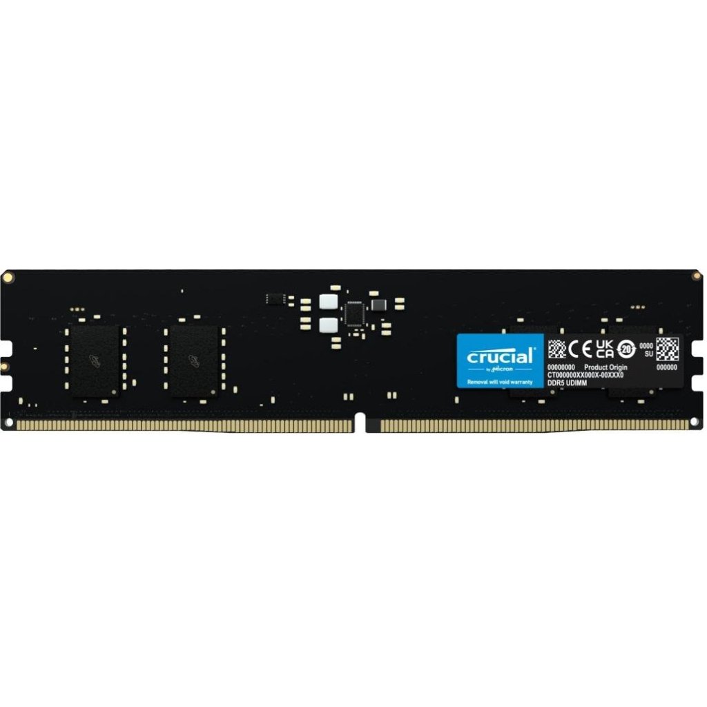Модуль пам’яті для комп’ютера DDR5 16GB 4800 MHz Micron (CT16G48C40U5)