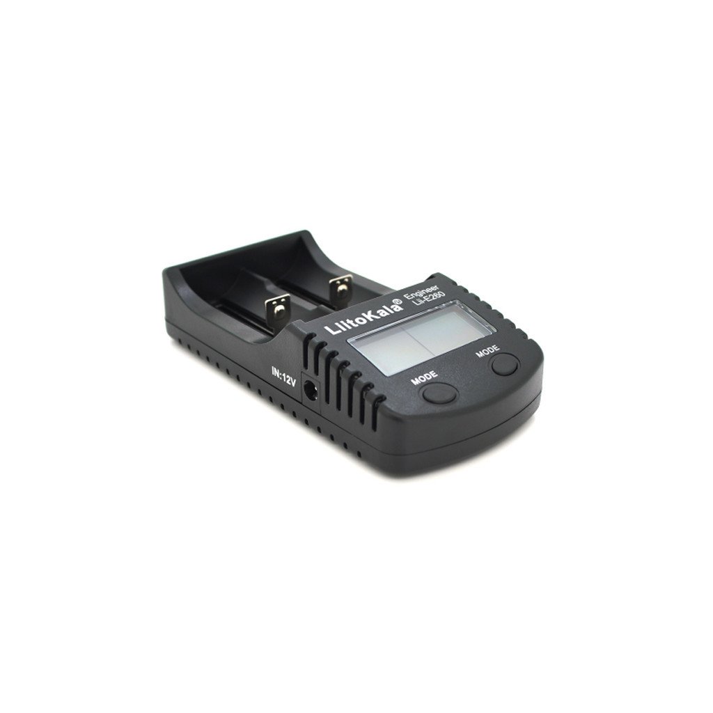 Зарядний пристрій для акумуляторів Liitokala 2 Slots, LCD display, Li-Ion, Ni-Mh, Ni-Cd, + AAAA, С, 10440/…/26650 (Lii-260)