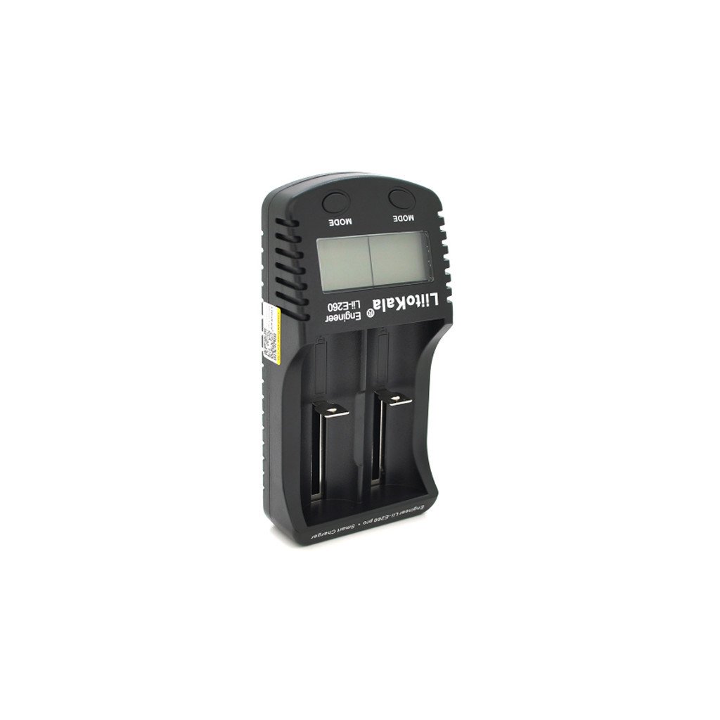 Зарядний пристрій для акумуляторів Liitokala 2 Slots, LCD display, Li-Ion, Ni-Mh, Ni-Cd, + AAAA, С, 10440/…/26650 (Lii-260)