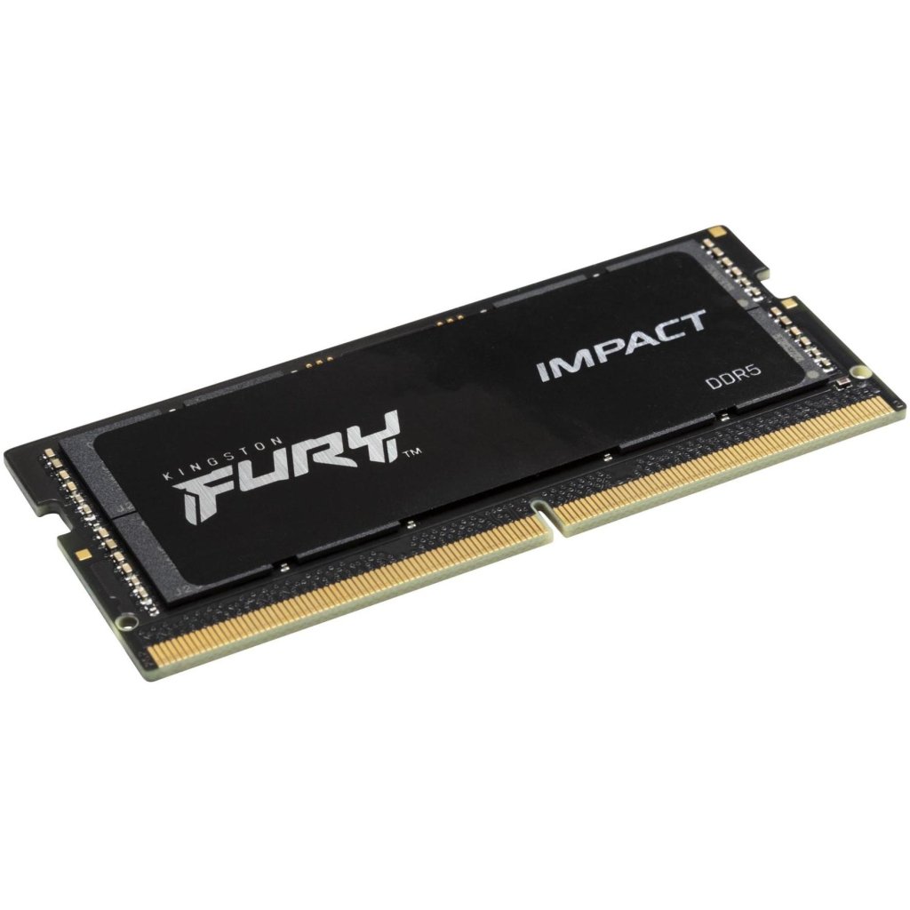 Модуль пам’яті для ноутбука SoDIMM DDR5 64GB (2x32GB) 4800 MHz FURY Impact Kingston Fury (ex.HyperX) (KF548S38IBK2-64)