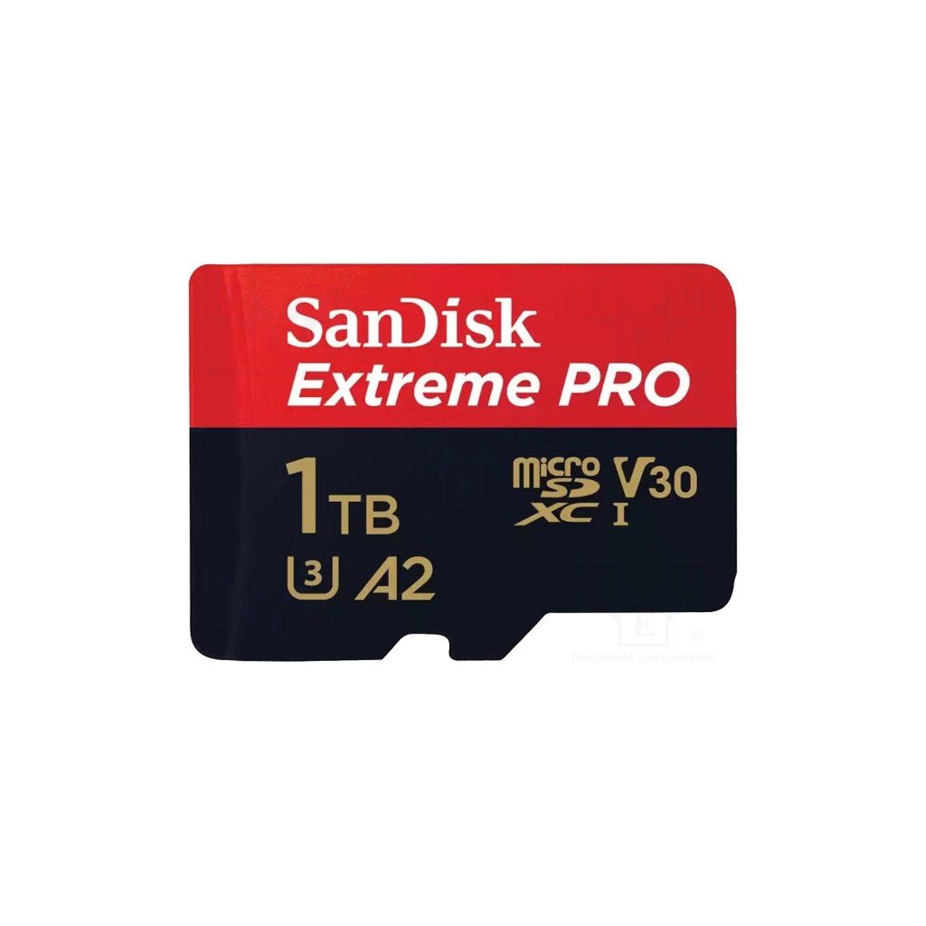 Карта пам’яті SanDisk 1 TB microSDXC UHS-I U3 Extreme Pro+SD Adapter (SDSQXCD-1T00-GN6MA)