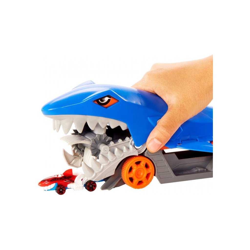 Ігровий набір Hot Wheels Вантажівка-транспортер “Акуляча паща” (GVG36)