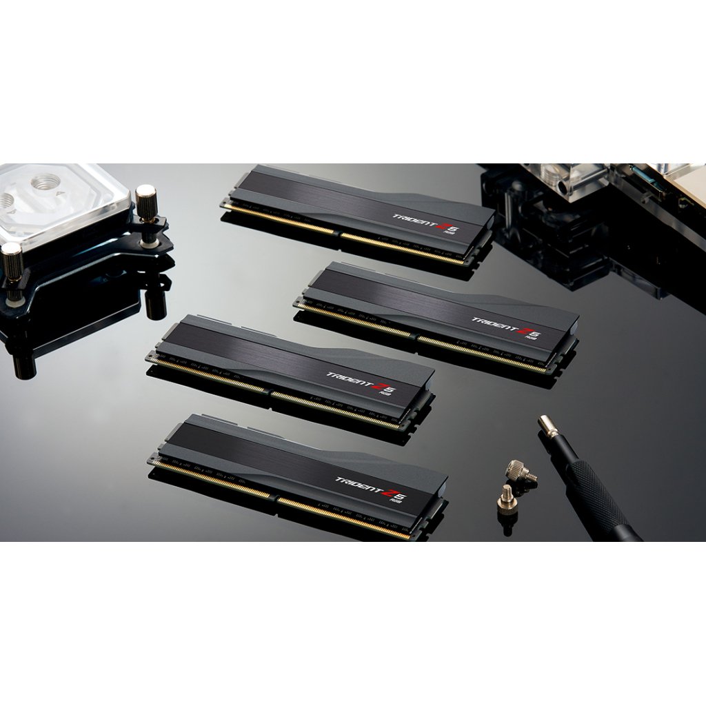 Модуль пам’яті для комп’ютера DDR5 32GB (2x16GB) 7200 MHz Trident Z5 RGB G.Skill (F5-7200J3445G16GX2-TZ5RK)