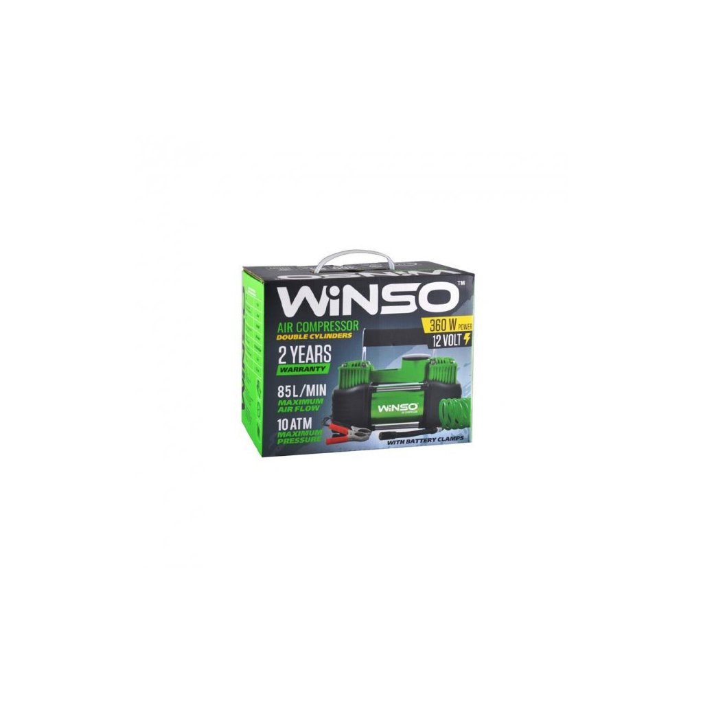 Автомобільний компресор WINSO 10 Атм, 85 л/мин (125000)