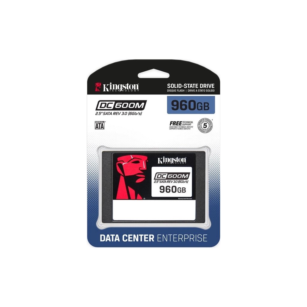 Накопичувач SSD 2.5″ 960GB Kingston (SEDC600M/960G)
