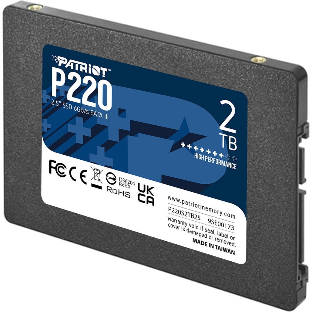 Накопичувач SSD 2.5″ 2TB P220 Patriot (P220S2TB25)