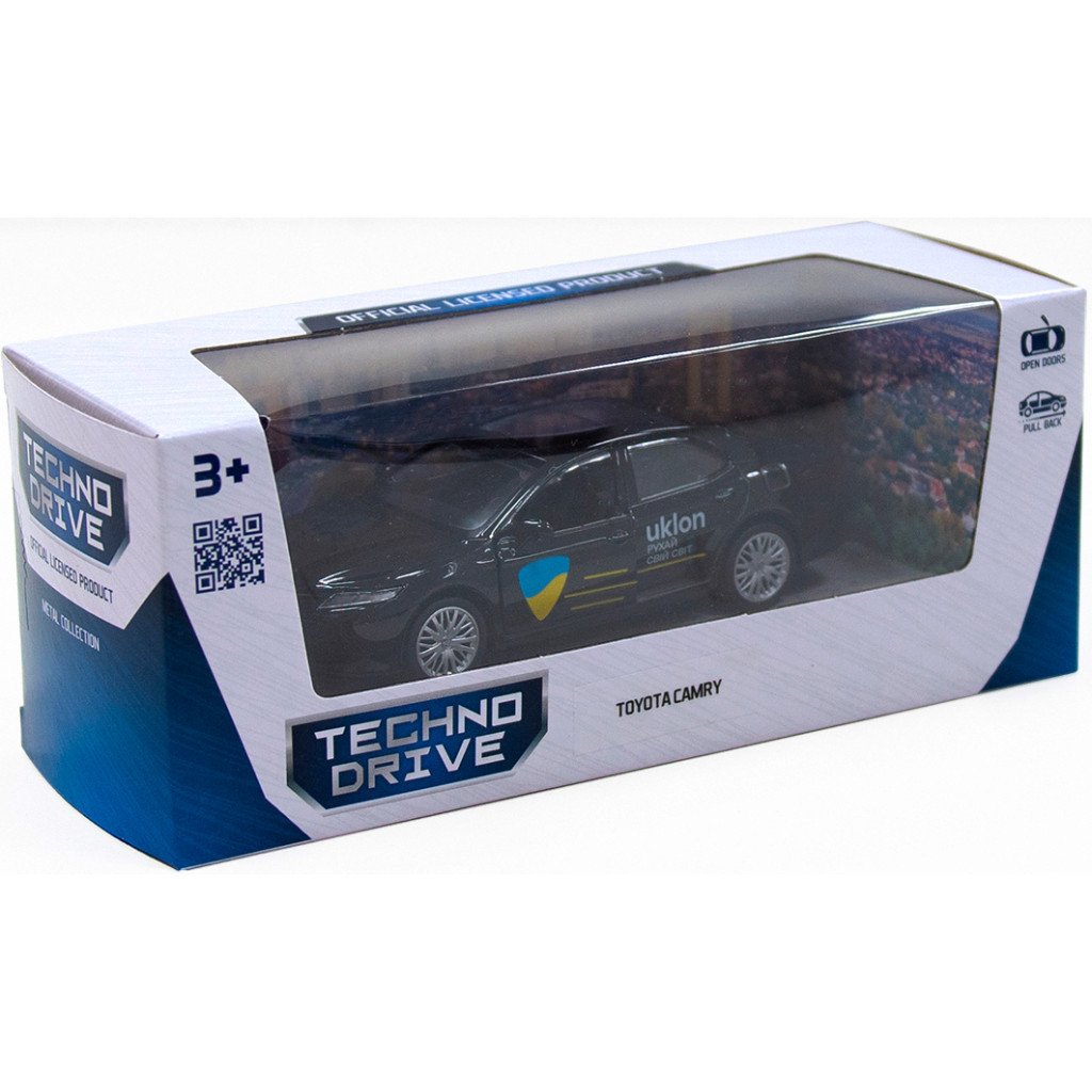 Машина Techno Drive Toyota Camry Uklon (чорний) (250292)