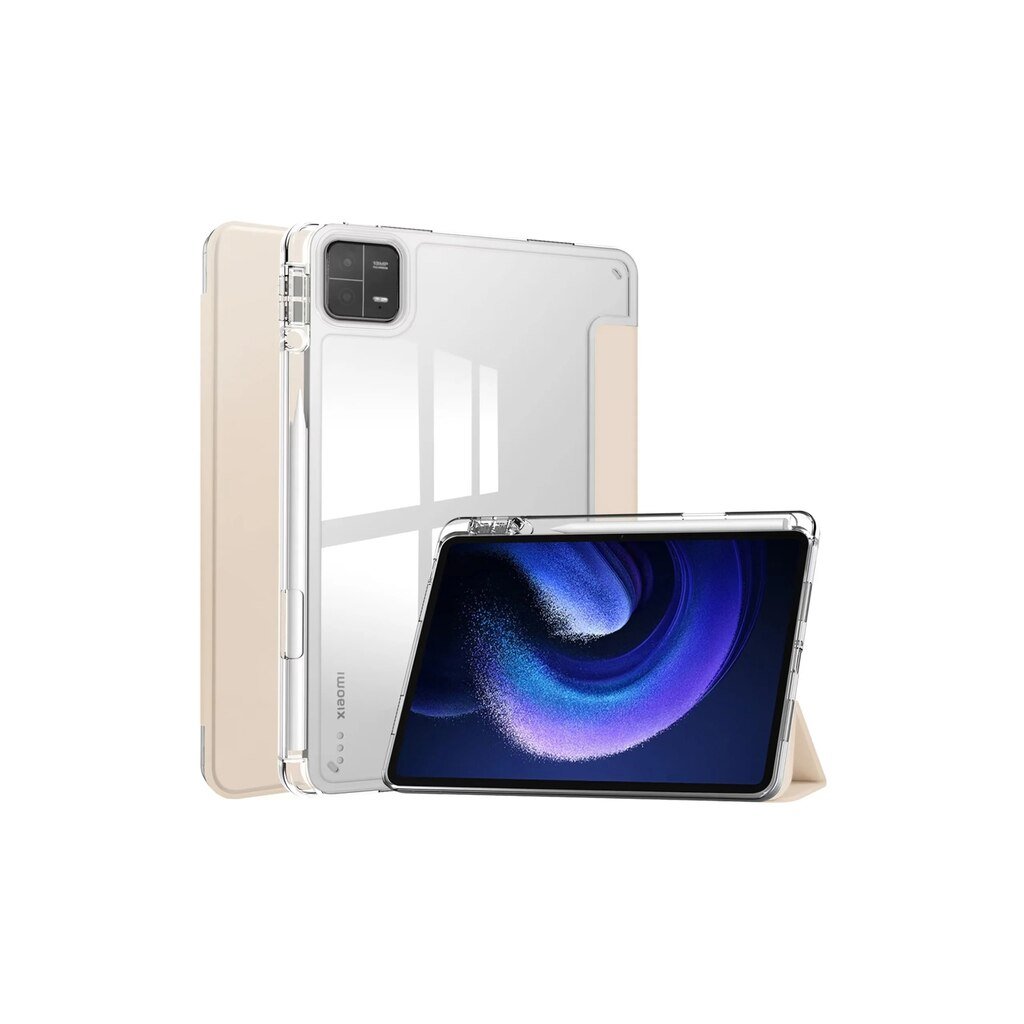Чохол до планшета BeCover TPU Edge stylus mount Xiaomi Mi Pad 6 / 6 Pro 11″ Rose Gold (709557)