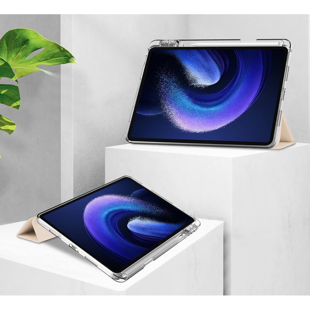 Чохол до планшета BeCover TPU Edge stylus mount Xiaomi Mi Pad 6 / 6 Pro 11″ Rose Gold (709557)
