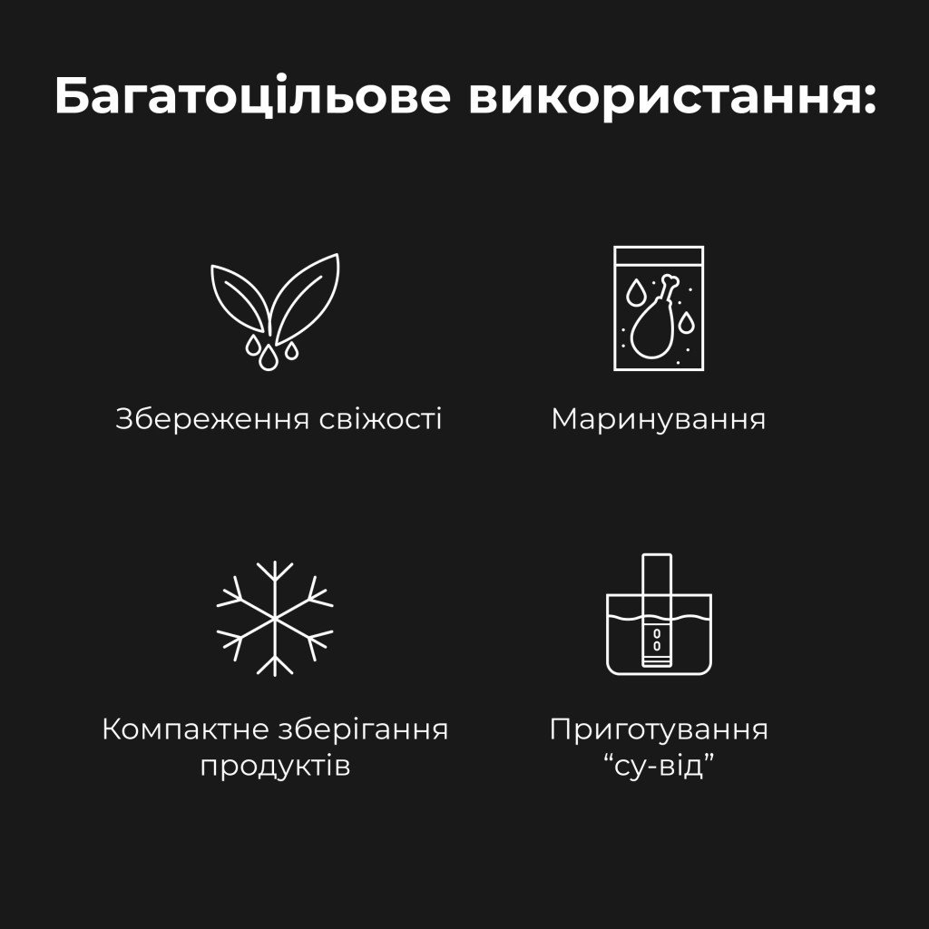 Пакети для вакуумування AENO AVSB20X30