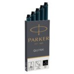 Чорнило для пір’яних ручок Parker Картриджі Quink / 5шт чорний (11 410BK)
