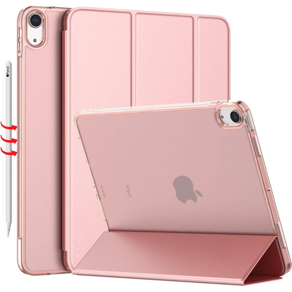 Чохол до планшета BeCover Tri Fold Hard Apple iPad Air 5 (2022) 10.9″ Pink (709664)